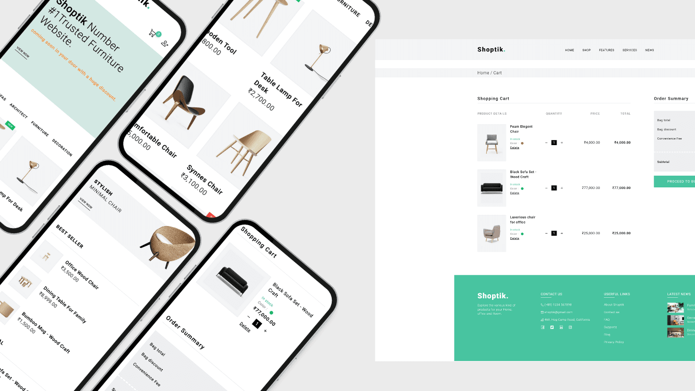 Indago mobile application screenshots